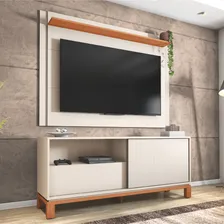 Rack Bancada Com Painel Para Tv Até 55 Polegadas Madeir/off Foto mini  2