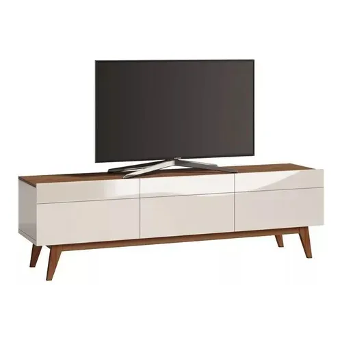 Rack Classic 3g 1.8 Off White Com Freij贸 - Imcal M贸veis Cor Bege Foto 1