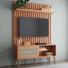 Rack Com Painel Para Tv Até 55 Polegadas 1 Porta Foto mini  2