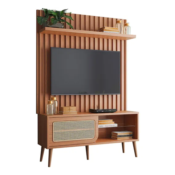 Rack Com Painel Para Tv Até 55 Polegadas 1 Porta Foto 1