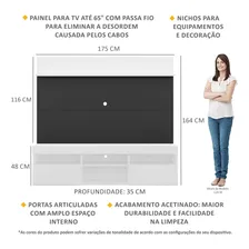 Rack Com Painel Tv 65 Madri Multim贸veis V3365 Foto mini 2