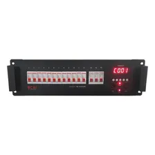 Rack Dimmer Digital 12 Canais Dmx 48.000w ' Cbi Iluminação Foto mini 3