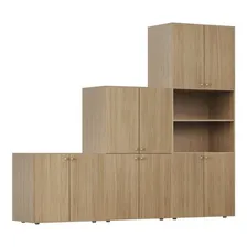 Rack Modular 3 Módulos 10 Portas 2 Kit Prateleira Frame Foto mini  2