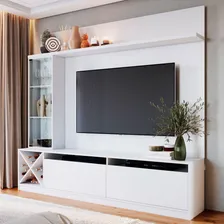 Rack Painel Tv 50 Coliseu 3 Portas Branco Panorama Móveis Foto mini  2