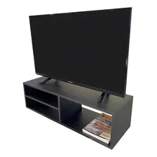 Rack Para Sala Televisão Preto Apoio Para Cd Dvd Foto mini 4