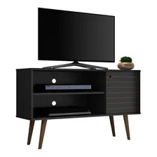 Rack Para Tv Até 42 Polegadas 1 Porta Retrô Jade Fcwt Cor Preto Foto mini  2