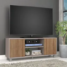 Rack Para Tv Até 50 Polegadas Luka 120cm 2 Portas Iawt Foto  mini 1