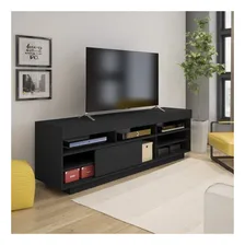 Rack Para Tv Até 60 Polegadas Treviso Preto - Artely Foto mini 1