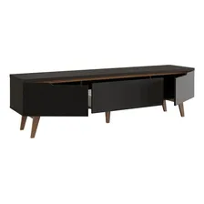 Rack Para Tv Até 75 Polegadas Madesa Reims 2 Portas 1 Gaveta Cor Preto 691709ACP Foto mini 4