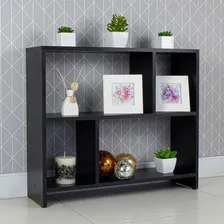 Rack Para Tv Nicho Aparador Madeira Preto Para Sala Quarto Foto mini 2