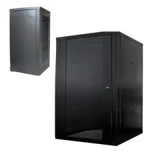 Rack Piso Cftv/rede Piso 19 24ux570mm Preto C/ Visor Foto mini 1