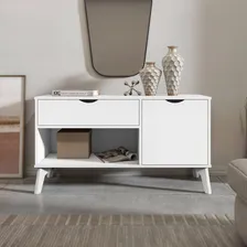 Rack RV M贸veis Rack Para TV London branco de mdp Foto mini 4