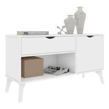 Rack RV M贸veis Rack Para TV London branco de mdp Foto mini 3
