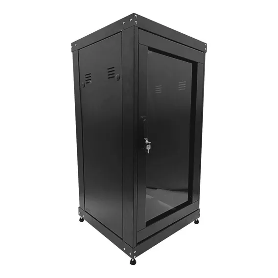 Rack Servidor Piso Padrão 19 24u X 900mm Cor Preto Foto 1