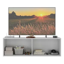 Rack Tv Até 50 Pol Suspenso C/ Espelhos Multimóveis Mp1081 Cor Branco Foto mini 4
