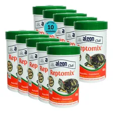 Ração Alcon Club Reptomix 60g Tartarugas AquÔticas Kit C/ 10 Foto mini 1