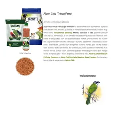 Ração Alcon Club Trinca-ferro E Pássaros Frugívoros 500g Foto mini 4