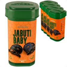 Ração Alimento Tartarugas Jabuti Cágados Filhotes 80g Nutricon Foto mini 1
