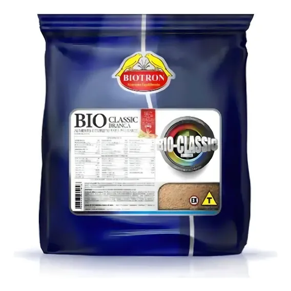 Ração Bio Classic Branca Ração Extrusada Biotron 1kg Premium Foto 1