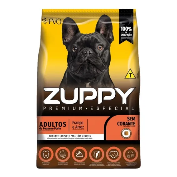 Ração Cães Adultos Pequeno Porte Frango E Arroz 1kg Zuppy Foto 1
