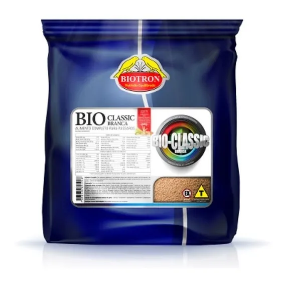 Ração Extrusada Biotron Bio-classic Branca 5 Kg Foto 1
