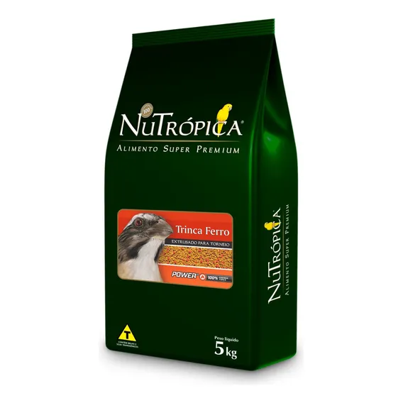Ração Extrusada Nutropica Para Trinca Ferro Power 5kg Foto 1