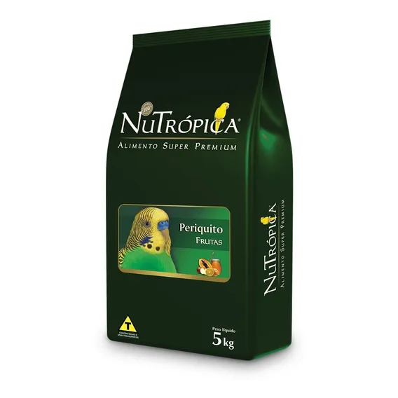 Ração Extrusada - Nutrópica - Periquito - 5 Kg Foto 1