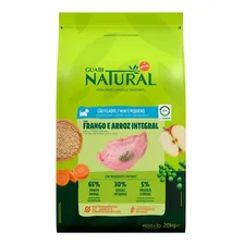 Ração Guabi Natural Cães Filhote Frango Arroz Integral 20kg Foto  mini 1