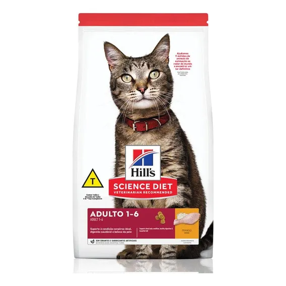 Ração Hills Science Diet Felino Adulto 3 Kg Foto 1