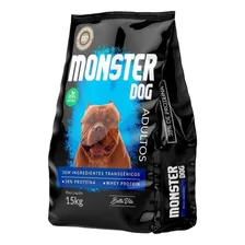Ração Monster Dog 15 Kg Natural 38% Proteína Sem Transgênico Foto mini 1