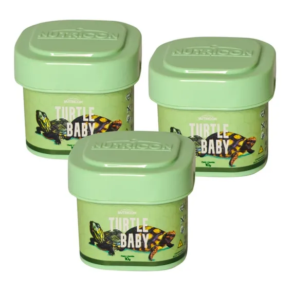 Ração Nutricon Turtle Baby 30g - Tartarugas Filhotes Foto 1