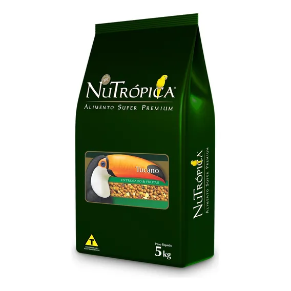 Ração Nutrópica Para Tucanos Com Frutas - 5kg Foto 1