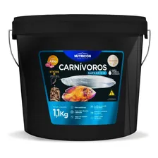 Ração P/ Peixe Carnivoros Superfície Nutricon 1,100kg-balde Foto mini 1