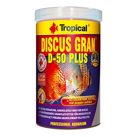 Ração Para Peixe Discus Gran D-50 Plus 110g Tropical Foto 1