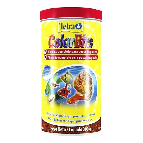 Ração Para Peixes Tetra Colorbits Grânulos 300g Foto 1