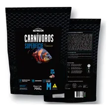 Ração Peixe Carnívoros Superfície M 700g Nutricon Bag Foto mini  2
