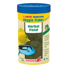 Ração Peixe Marinho Sera Marine Veggie Flakes Nature 60g Foto mini 1