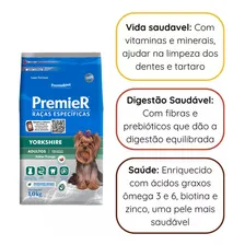 Ração Premier Raças Especificas Caes YorkShire Adulto 1 Kg Foto mini 4