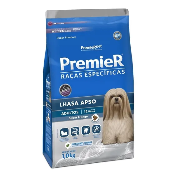 Ração Premier Racas Especificas Lhasa Apso Adultos 1kg Foto 1