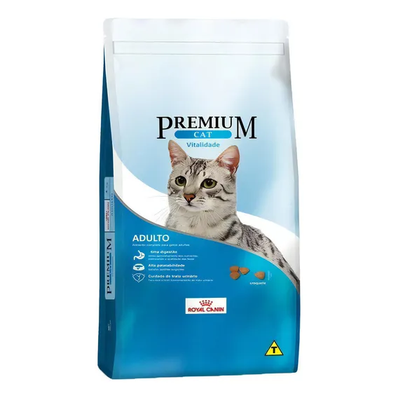 Ração Royal Canin Premium Gatos Adulto Vitalidade 1 Kg Foto 1