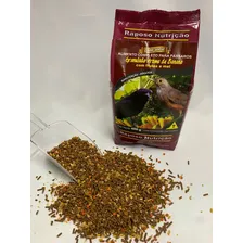 Ração Sabiá Granulada Banana 400g Pássaro Preto Raposo Un08 Foto mini 4