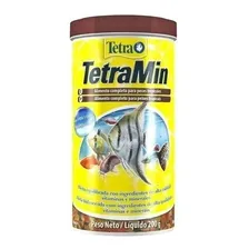 Ração Tetra Min Flakes 200g Ração Para Peixes Flocos Foto mini 1