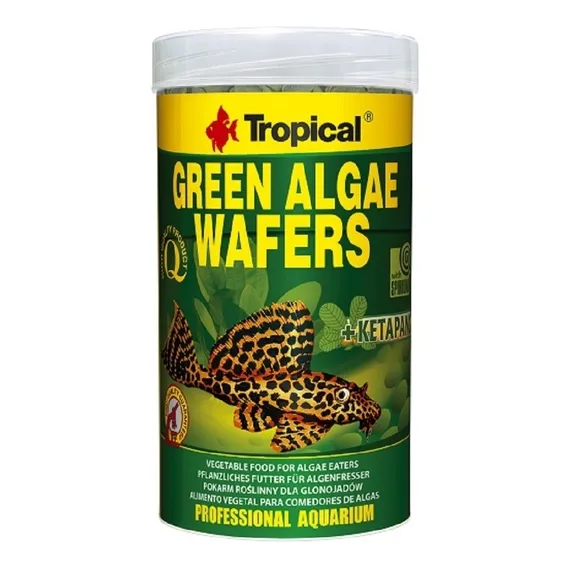 Ração Tropical Green Algae Wafers 113g - 250m Ideal Cascudos Foto 1