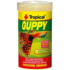 Ração Tropical Guppy 20g Para Guppy E Outros Peixes Pequenos Foto mini  2