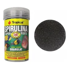 Ração Tropical Spirulina Super Forte Granulat 60g Ciclideos Foto mini 3