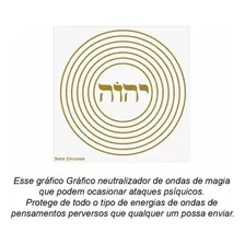 Radiestesia Radiônica - Placa 7 Círculos - Ps 1mm 14x14 (cm) Sete Círculos Foto mini 2