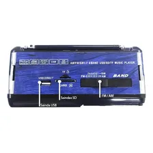 Rádio Am Fm Retro Sd/tf/usb Le-613 Foto mini 4
