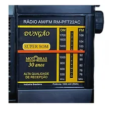 Rádio AM Motobras 2FXS analógico portátil cor cinza Foto mini 3