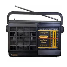 Rádio AM Motobras 2FXS analógico portátil cor cinza Foto mini 1