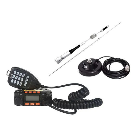 Radio Amador Qyt 8900 Mini Uhf Vhf + Antena Base Magnética Foto 1
